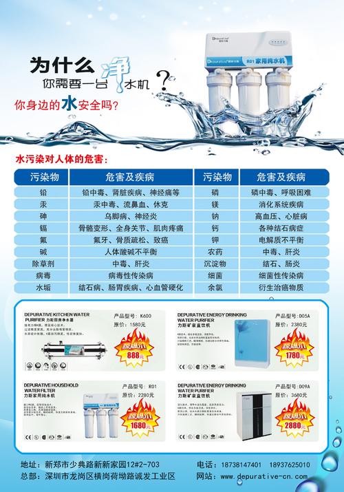 凈水器廣告 宣傳頁(yè) 海報(bào)