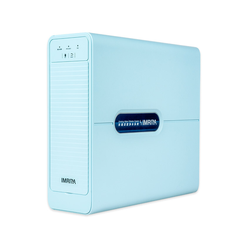【門店同款】愛瑪特凈水器家用600G大通量直飲機自來水過濾器長效RO膜反滲透凈水機 IMT-RS8 藍(lán)色